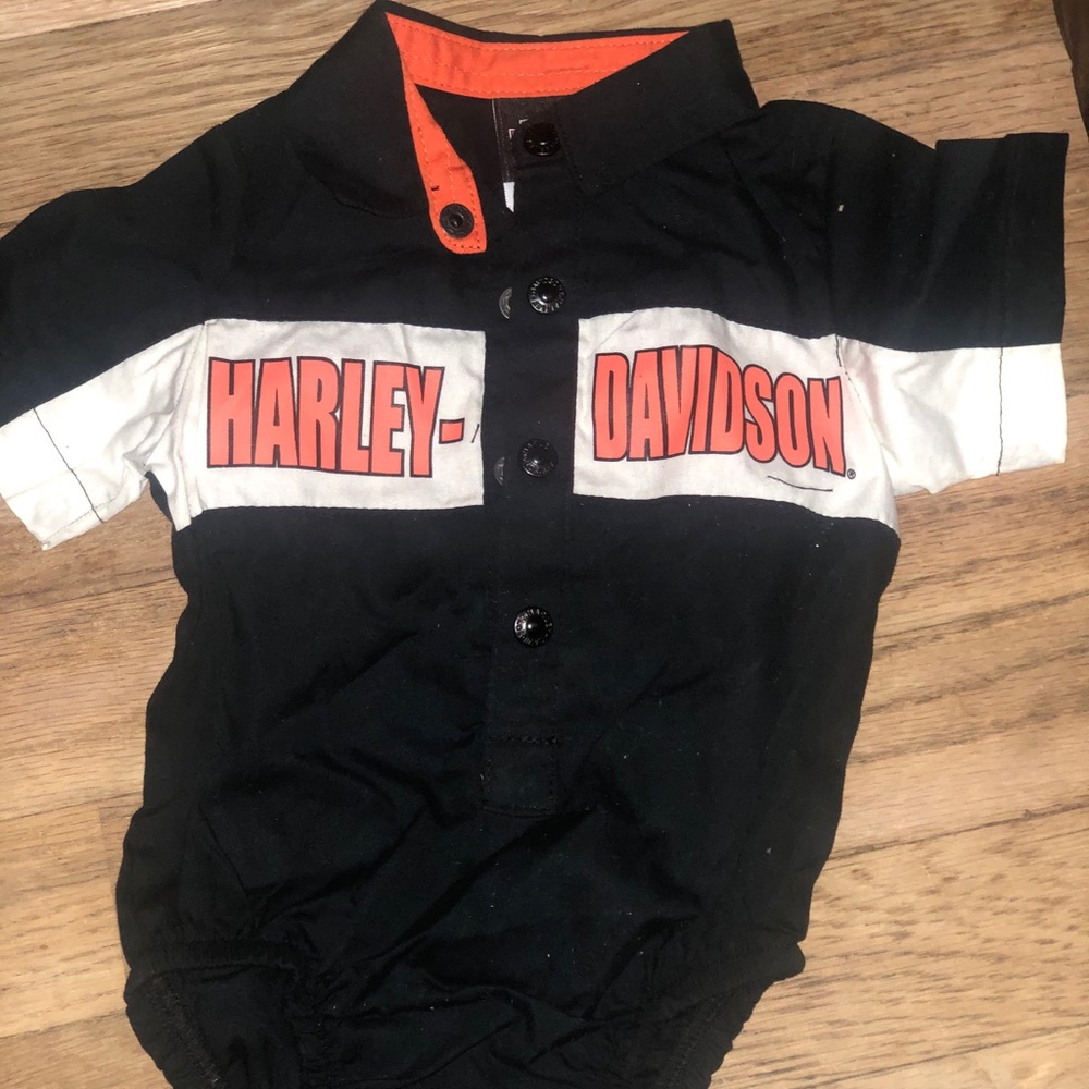 Adorable Baby Harley Davidson onesie!